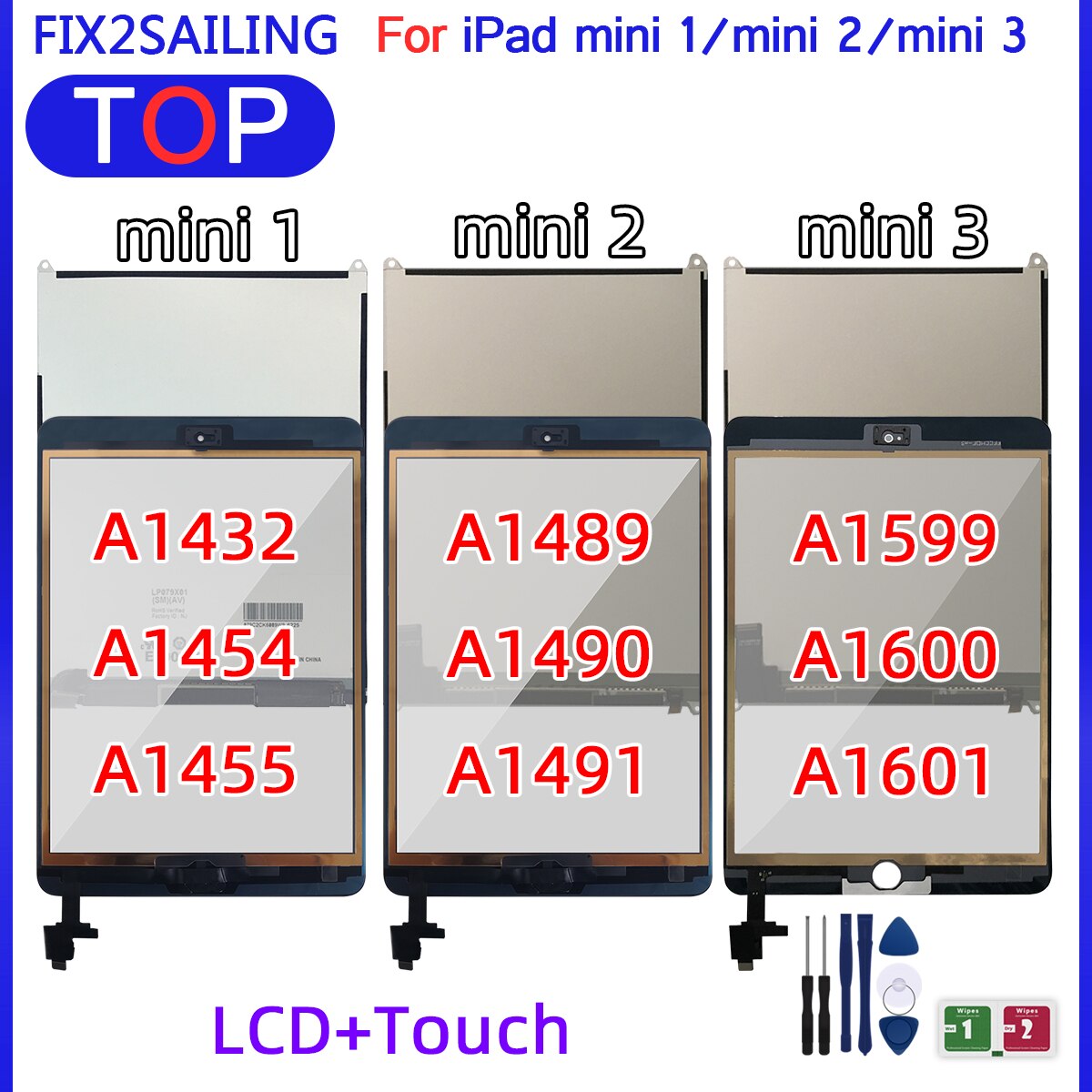 LCD  ġ ũ ÷ ׽Ʈ, iPad Mini 1 Min..